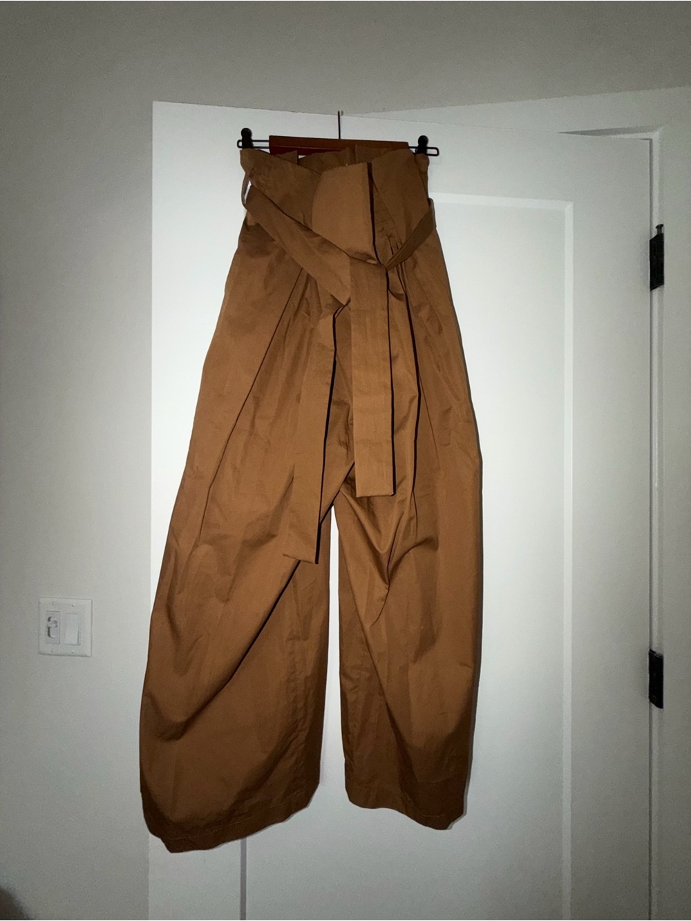 Anthropologie Wide Leg Pants in Brown Size Medium NWT